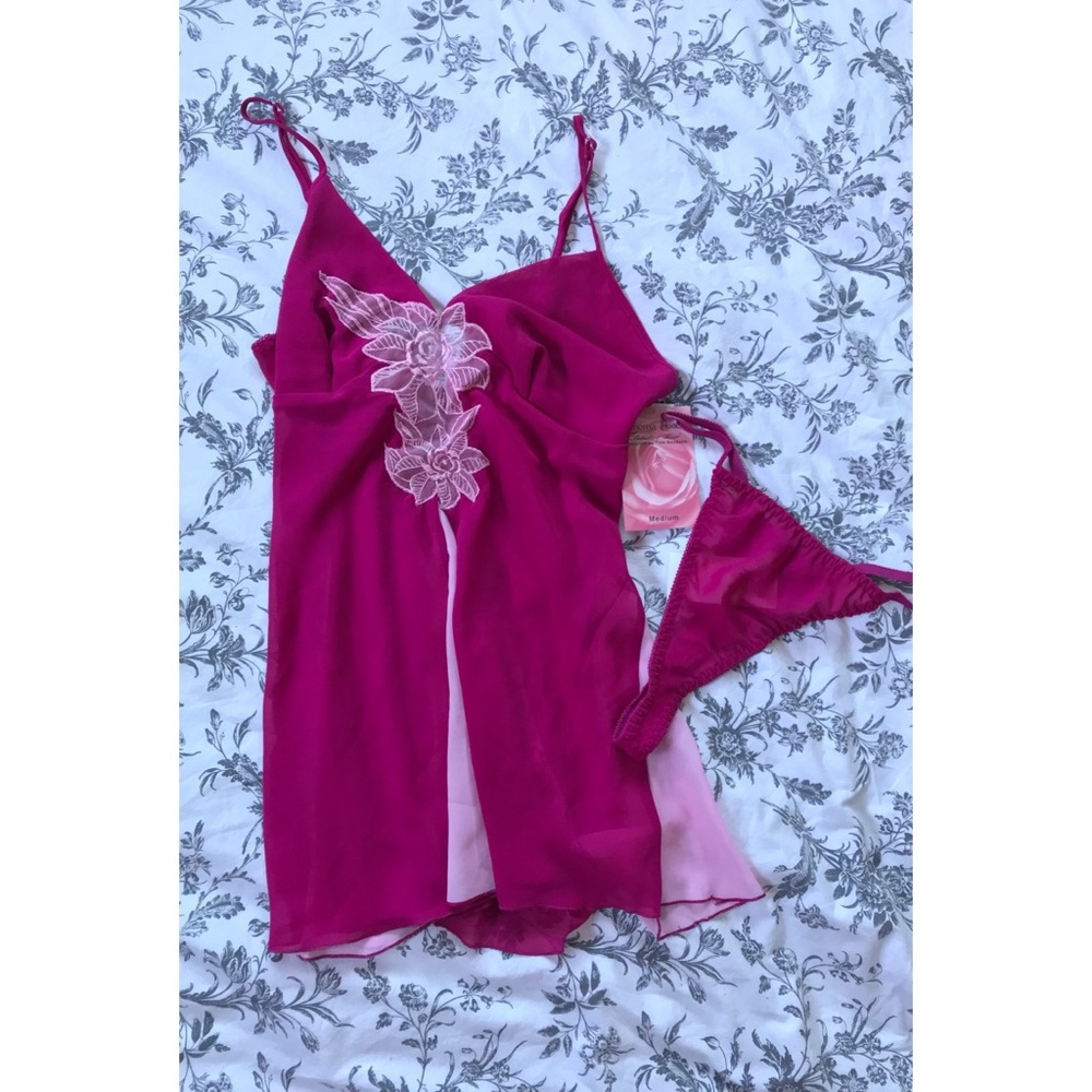 Pink Lingerie Set